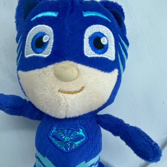 PJ Masks Catboy Plush Stuffed Animal 8" Blue Disney Junior Show Soft Toy Blue - Picture 2 of 10